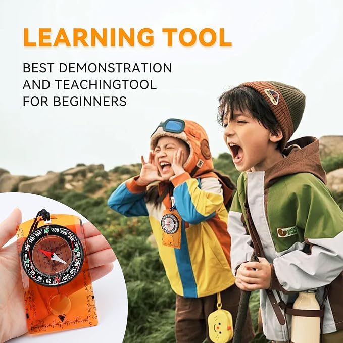 Compass Hiking Survival, Wilderness Survival Compass - Image 6