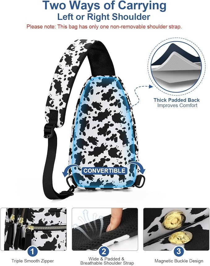 Capolo Sling Bag for Women Men Waterproof Crossbody Bags for Women Trendy - Image 6