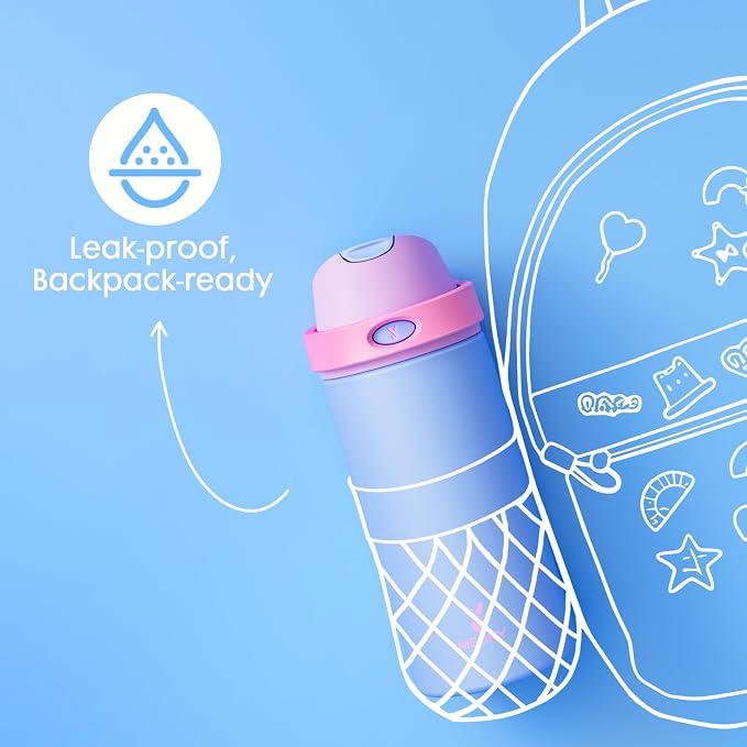 18 oz Insulated Water Bottle for Sports: Meoky Kids Water Bottle - Image 5