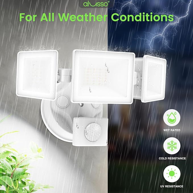 ALUSSO LED Security Lights Motion Sensor, 120V 36W 3000LM Flood Lights Outdoor - Image 6