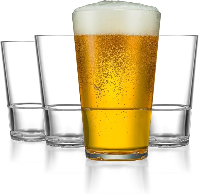 Drinique Unbreakable 22 Oz Beer Glass by DRINIQUE