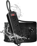 TESSAN Outdoor Power Strip Weatherproof, 50FT Extension Cord Waterproof by TESSAN