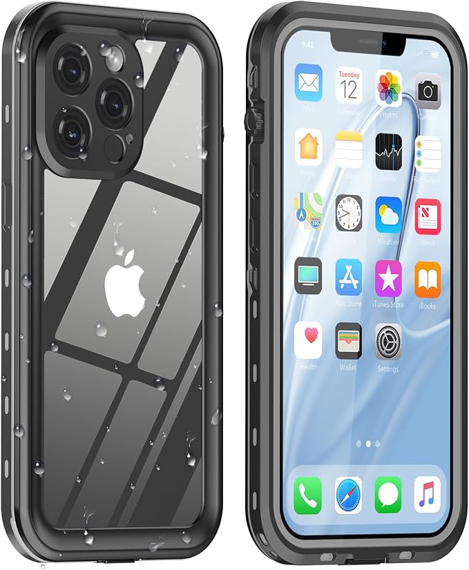 Design for iPhone 13 Pro Max Case Waterproof 6.7‘’, Full Body Underwater by Dewfoam
