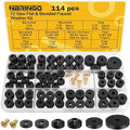 114-Piece 12 Sizes Faucet Washer Assortment Kit by NBRINGO