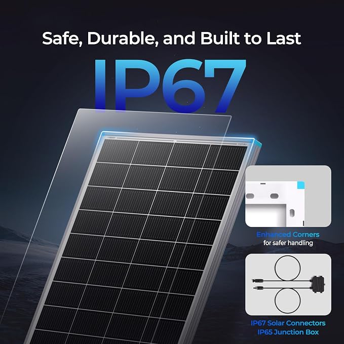 Renogy N-Type 400 Watt Solar Panel, PV Module Power Charger - Image 9
