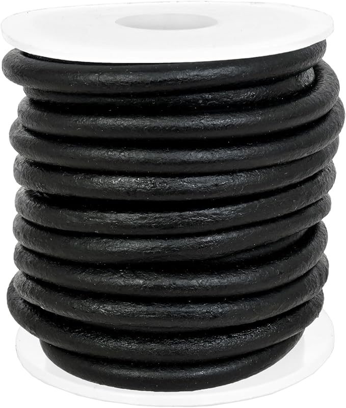 GENIQUE Real/Genuine Round Leather String Cord - Image 3