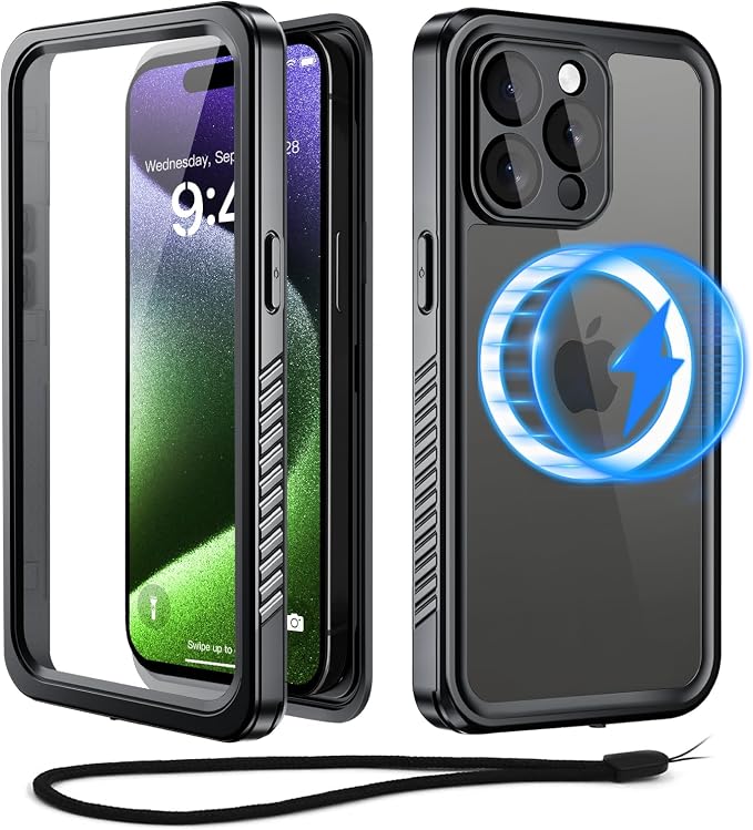Beeasy for iPhone 15 Pro Waterproof Case by Beeasy