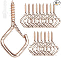 15 Pcs Rose Gold Eye Hooks Screw Heavy Duty, Ceiling Hooks by Unknown