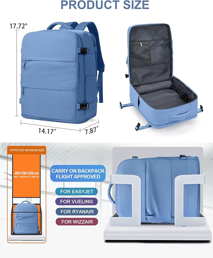 coowoz Large Travel Backpack Carry On - Image 4