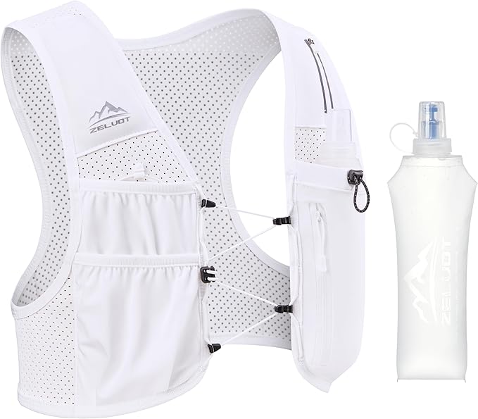 Zelvot Running Vest for Women Men, USA Original Patent, Adjustable Chest Straps by Zelvot