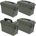 Sheffield 12757 4-Pack Ammo Storage Box, Stackable .30 Cal Field Boxes by Sheffield