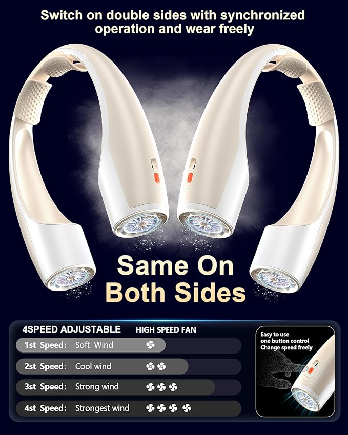 Rohent Portable Neck Fans that Blow Cold Air - Image 4