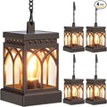 KOOPER 4 Pack Solar Lanterns Outdoor Waterproof, Brighter Hanging Solar Lantern by KOOPER