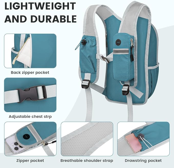 Small Hiking Backpack 15L-Lightweight Packable Foldable Backpack - Image 3