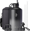 Coolflask 128 oz Gallon Water Bottle Insulated by Coolflask