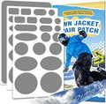 OAZ 35Pcs Down Jacket Repair Patch Kit Pre-Cut Nylon Patches by OAZ