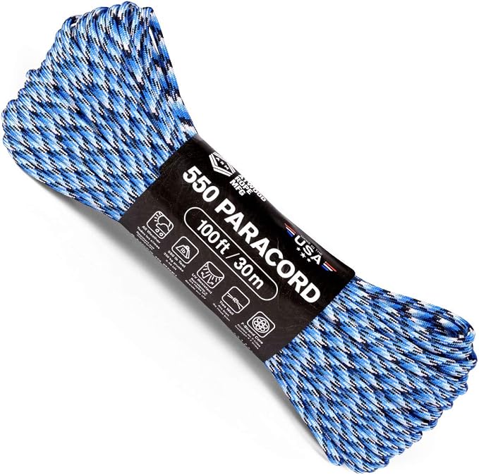 Atwood Rope MFG 550 Paracord 100 Feet 7-Strand Core Nylon Parachute Cord by AtwoodRopeMFG