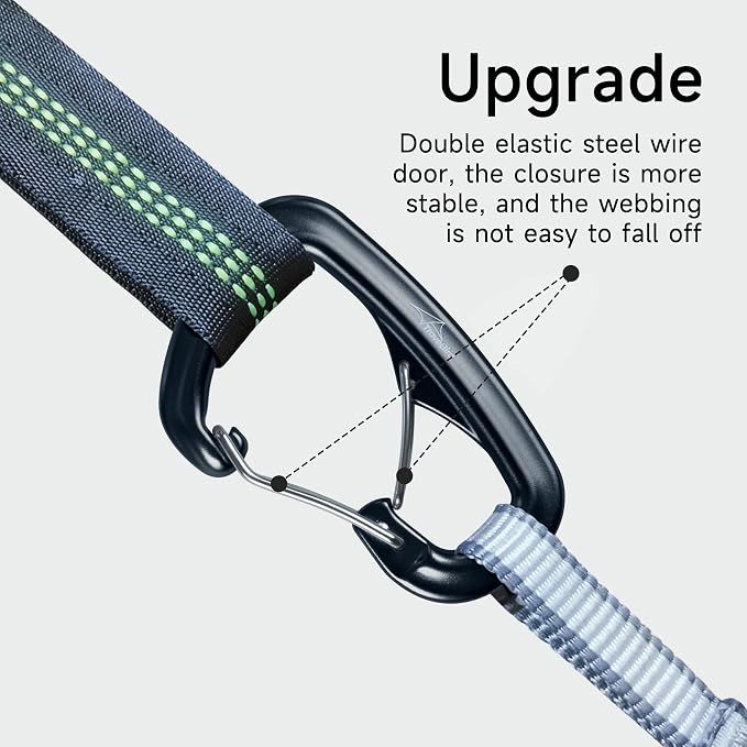 Heavy Duty Carabiner Clip Hook 8KN, - Image 4