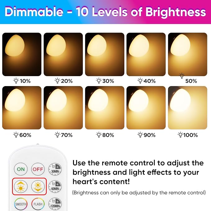 2-Pack A19 Rechargeable Light Bulbs - Image 3