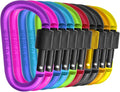 Locking Carabiner Clip, Vonpri 3 Inch D Ring Clips Spring Snap Key Chain Hook by VonpriCentral