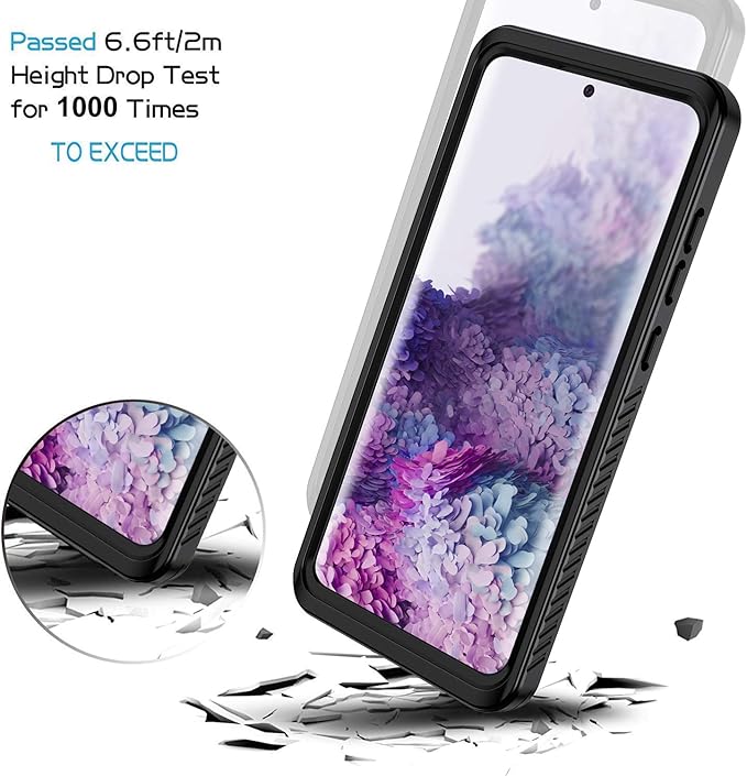Lanhiem for Samsung Galaxy S20+ Plus Case, IP68 Waterproof Dustproof Shockproof - Image 5