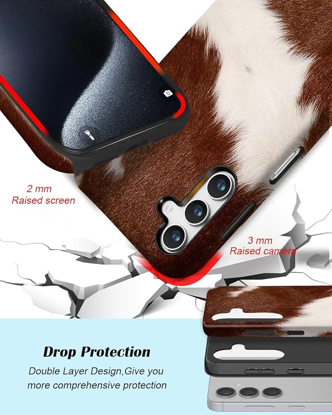 Compatible for Samsung Galaxy A16 5G Case, Dual Layer Heavy Duty 2 in 1 - Image 3