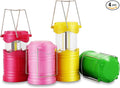 Lichamp LED Camping Lantern, 4 Pack Battery Powered Flashlight by Lichamp