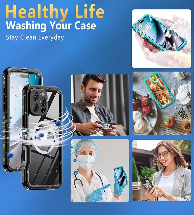 for iPhone 16 Pro Case Waterproof | Shockproof Dust Proof Phone Case Cover - Image 7