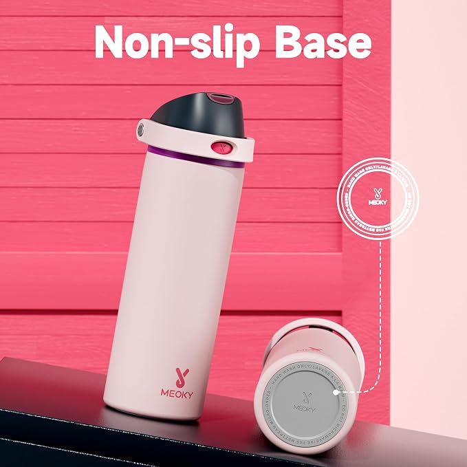 24 oz Insulated Water Bottle for Sports: Meoky Stainless Steel Water Bottle - Image 8