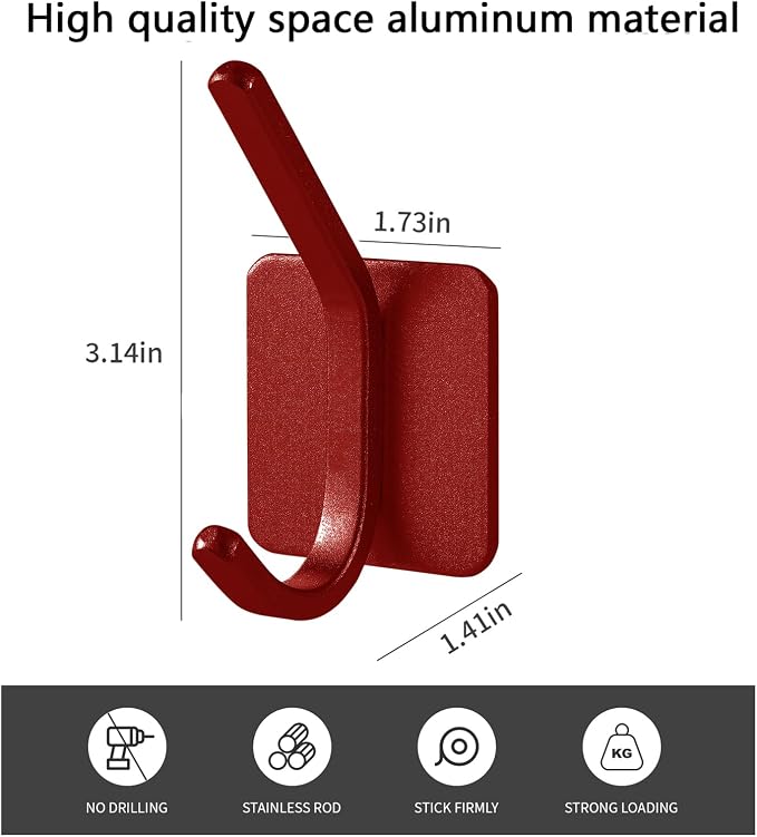 Paoli Heavy Duty Self Adhesive Hooks - Image 2