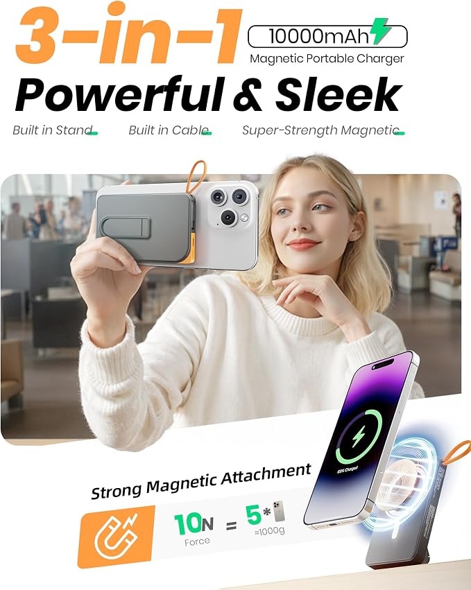 Magnetic Power Bank, for Magsafe Battery Pack - Image 2