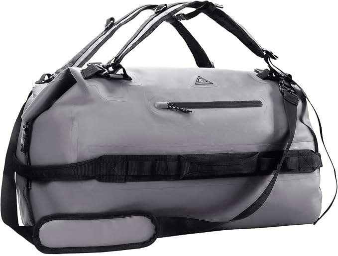 Haimont Large Waterproof Duffel Backpack Roll-Top Heavy Duty Dry Duffle Bag by Haimont