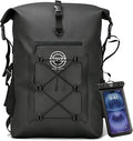 STOVER 5/10/25/30/40/55L Waterproof Dry Bag- Roll-Top Backpack w/Phone Case- by STOVER
