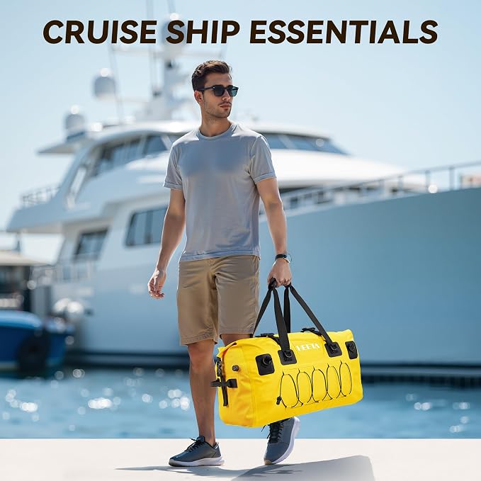 HEETA Waterproof Duffel Bag Motorcycle Dry Bag Backpack, 60L/80L Extra Large - Image 7