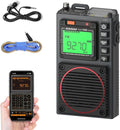 Raddy RF75A APP Control Shortwave Radio, Portable AM/FM/VHF/SW/WB Weather Radio by Raddy