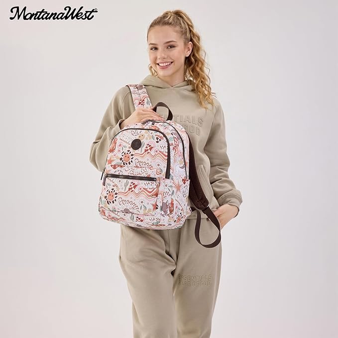 Montana West Backpack for Women Western Travel Backpack Purse Casual Daypack - Image 3