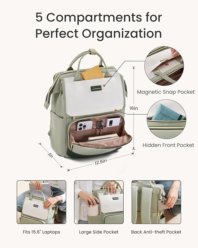 LOVEVOOK Laptop Backpack for Women - Image 3