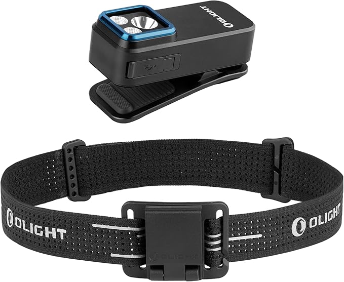 OLIGHT Oclip Pro EDC Flashlight Clip-on Light Bundle Oclip Series Headlamp Strap by OLIGHT