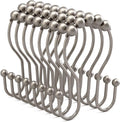 Bathway Shower Curtain Hooks Rust Proof Shower Curtain Rings, Smooth Glide by Bathway