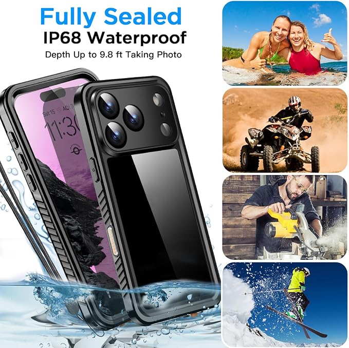 AICase Compatible with iPhone 17 Pro Max Case Waterproof - Image 8