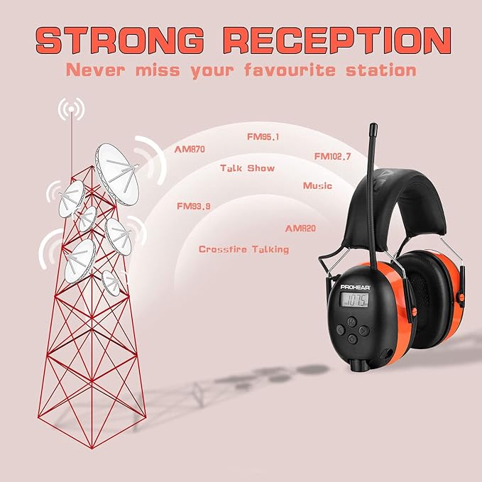 PROHEAR 027 AM FM Radio Headphones - Image 2