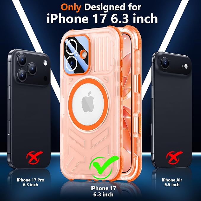 SPIDERCASE Magnetic for iPhone 17 Case Waterproof, 12FT Military Shockproof - Image 2