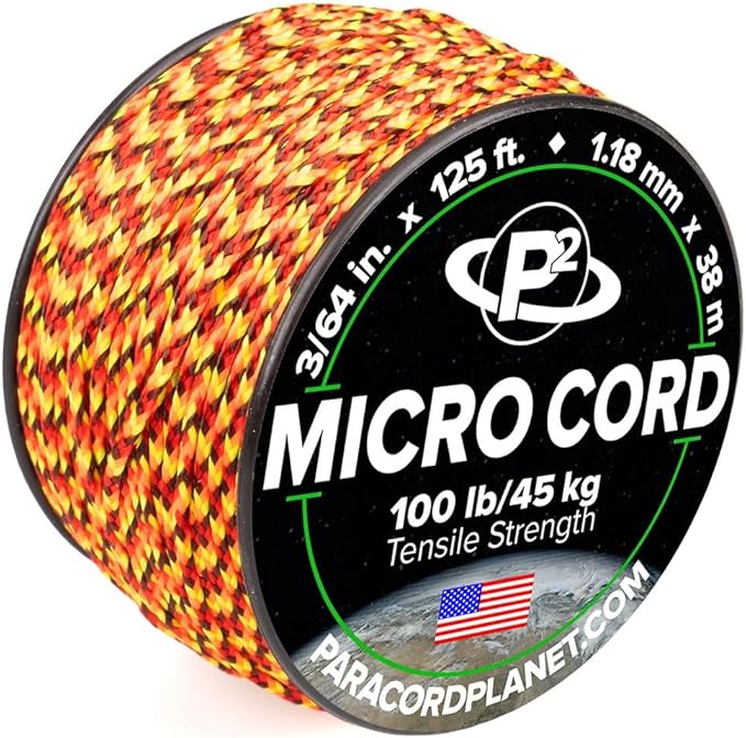 Paracord Planet Micro Paracord – Thin Braided Cord by ParacordPlanet