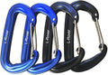 L-Rover Carabiner, 12KN Lightweight Heavy Duty Carabiner Clips, Aluminium by Ultra+Sturdy+Carabiner