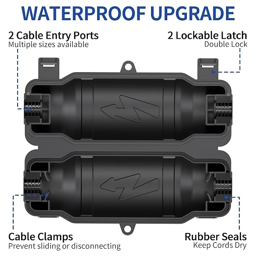 6 Pack Outdoor Extension Cord Safety Cover - Image 3