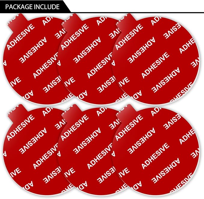AZXYI Very High Bond Sticky Adhesive, 6 Pack Dashboard Pad Mounting Disk - Image 8