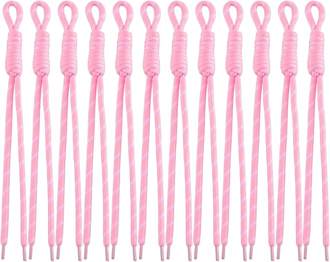 Paracord Keychain Paracord Bag Charm 12pcs Braided Nylon Rope Keychain Cord by Cmidy