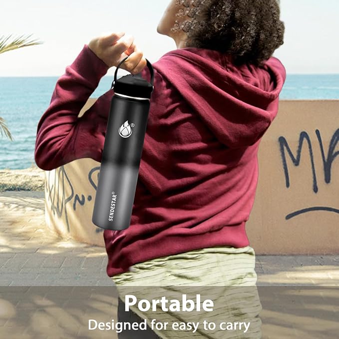 Insulated Water Bottle 24 oz - Image 6