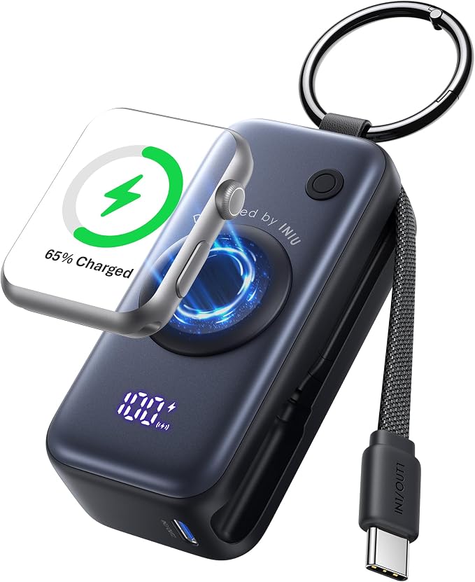 INIU SnapGo Mini Portable Charger, Power Bank by INIU