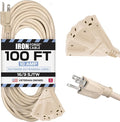 Iron Forge Cable Weatherproof 100 Ft Outdoor Extension Cord by IronForgeCable
